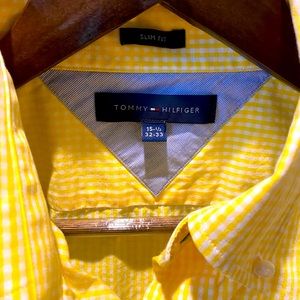 Mens Tommy Hilfiger Slim Dress Shirt 15 1/2 32/33